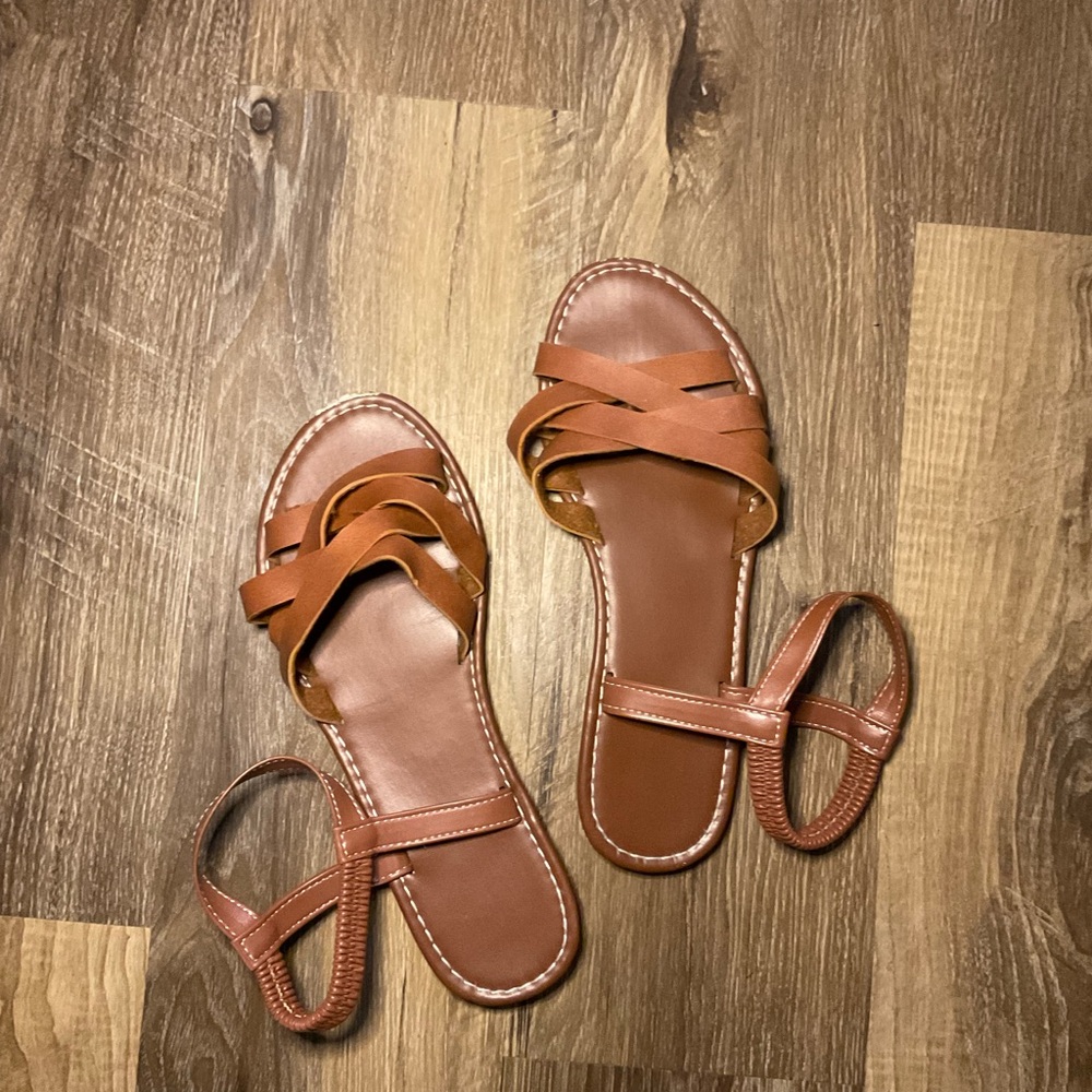 SHEIN Brown Women's Sandals, size 39